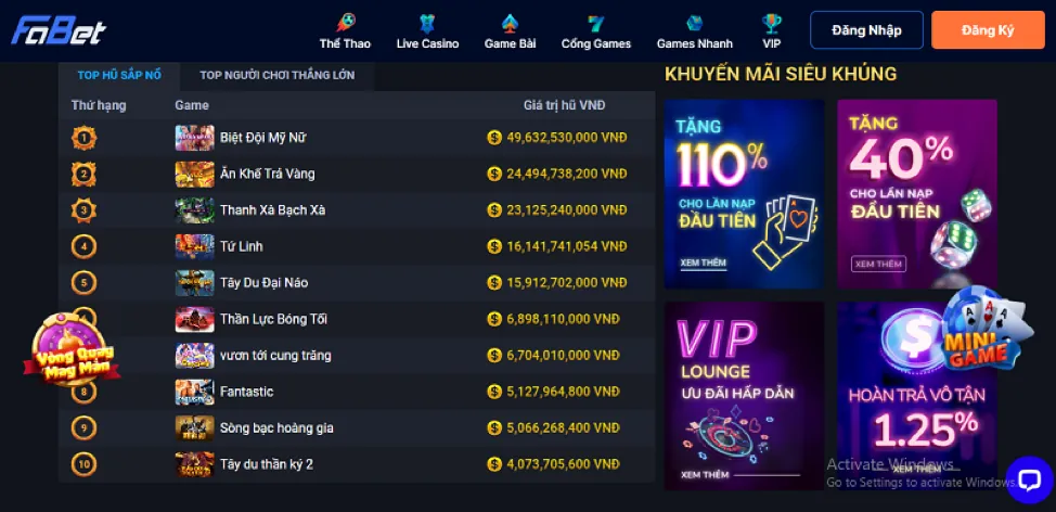 Ưu đãi đặc biệt theo dịp lễ 88fc